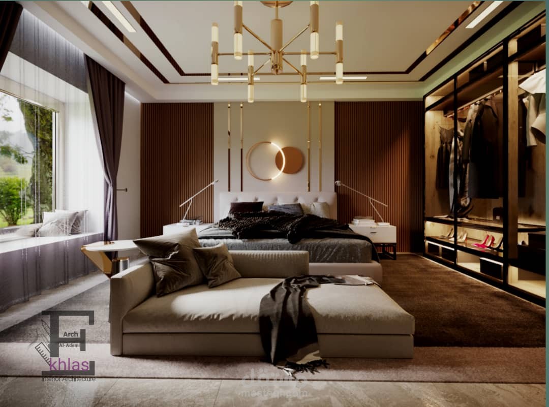 غرفة نوم تصميم معاصر