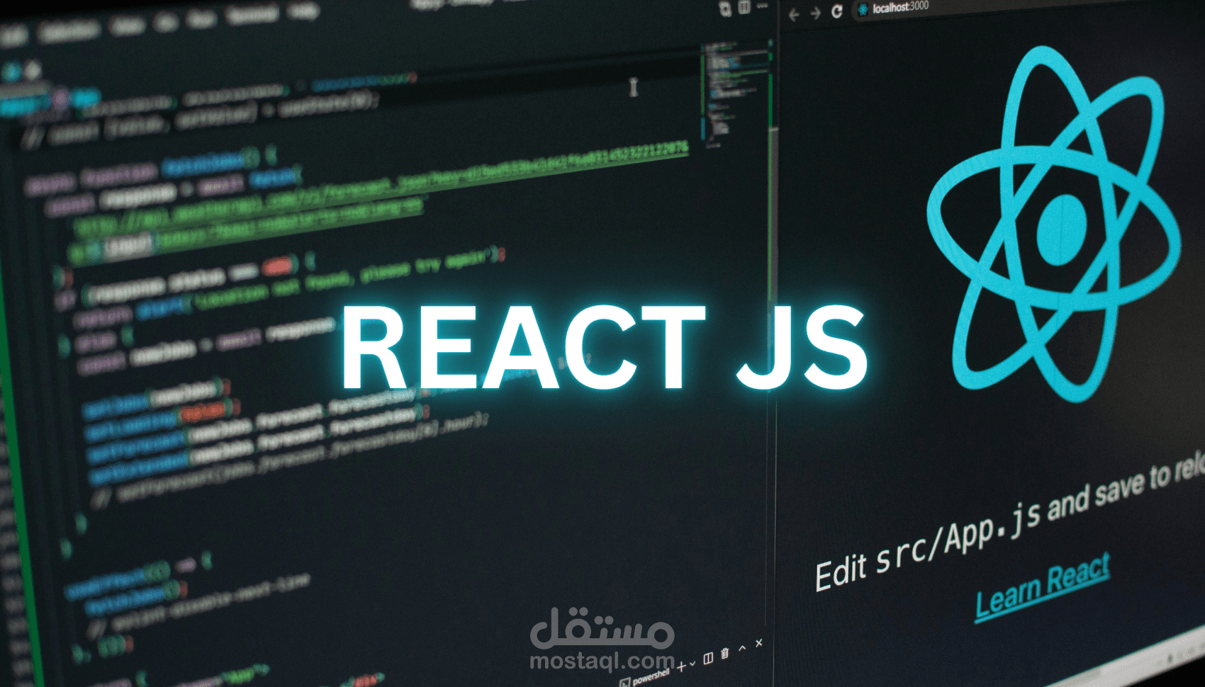 موقع أعمال احترافي باستخدام React