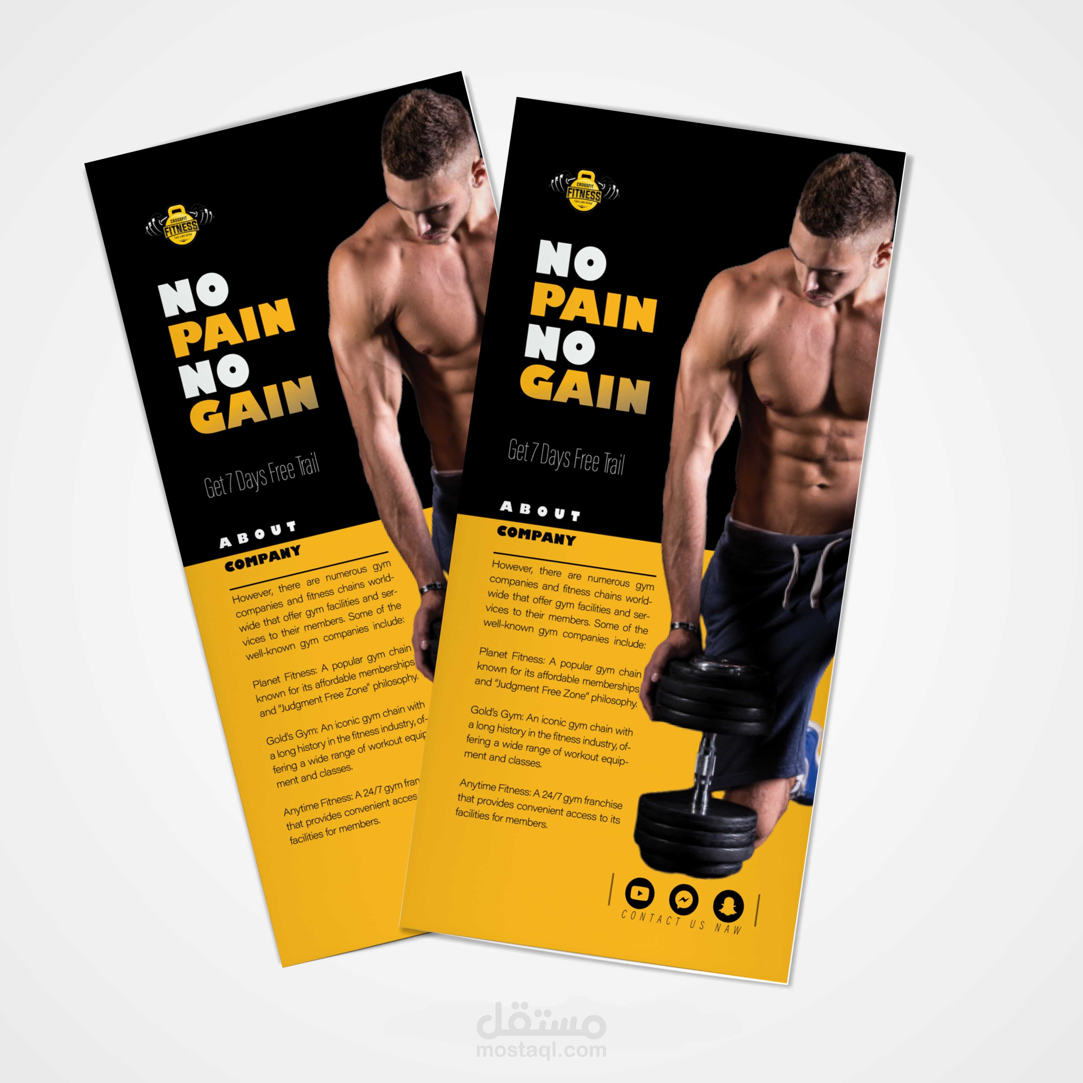 Flyer and Trifold Brochure
