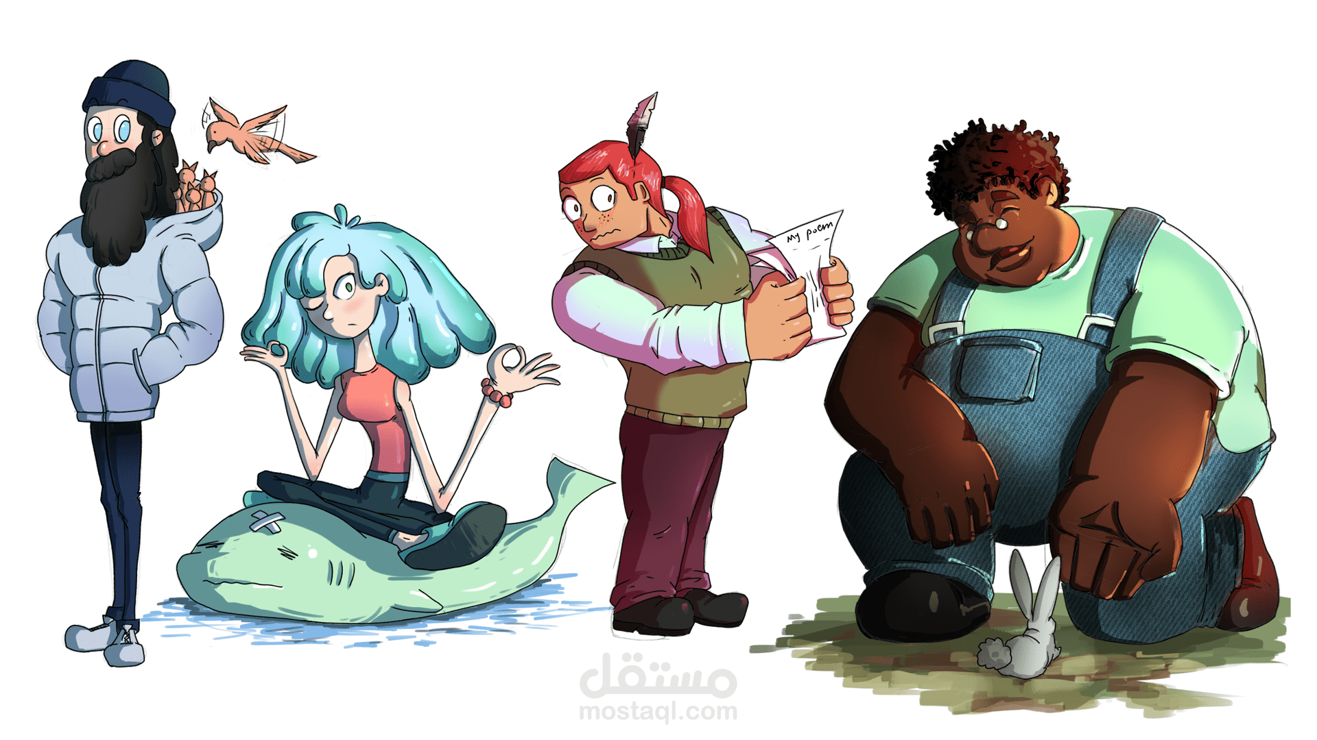 2D characters