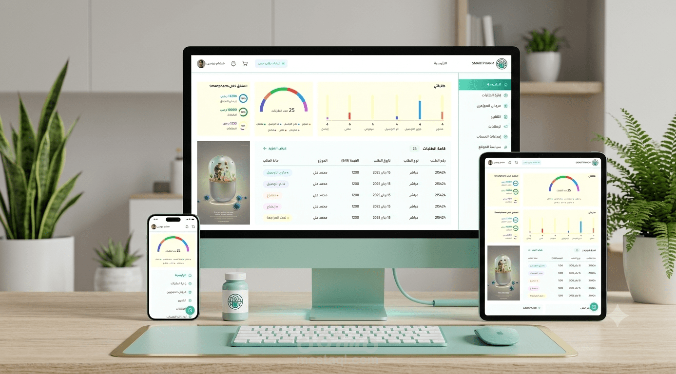 Smart Pharm – منصة رقمية متكاملة لإدارة عمليات التوريد الدوائي