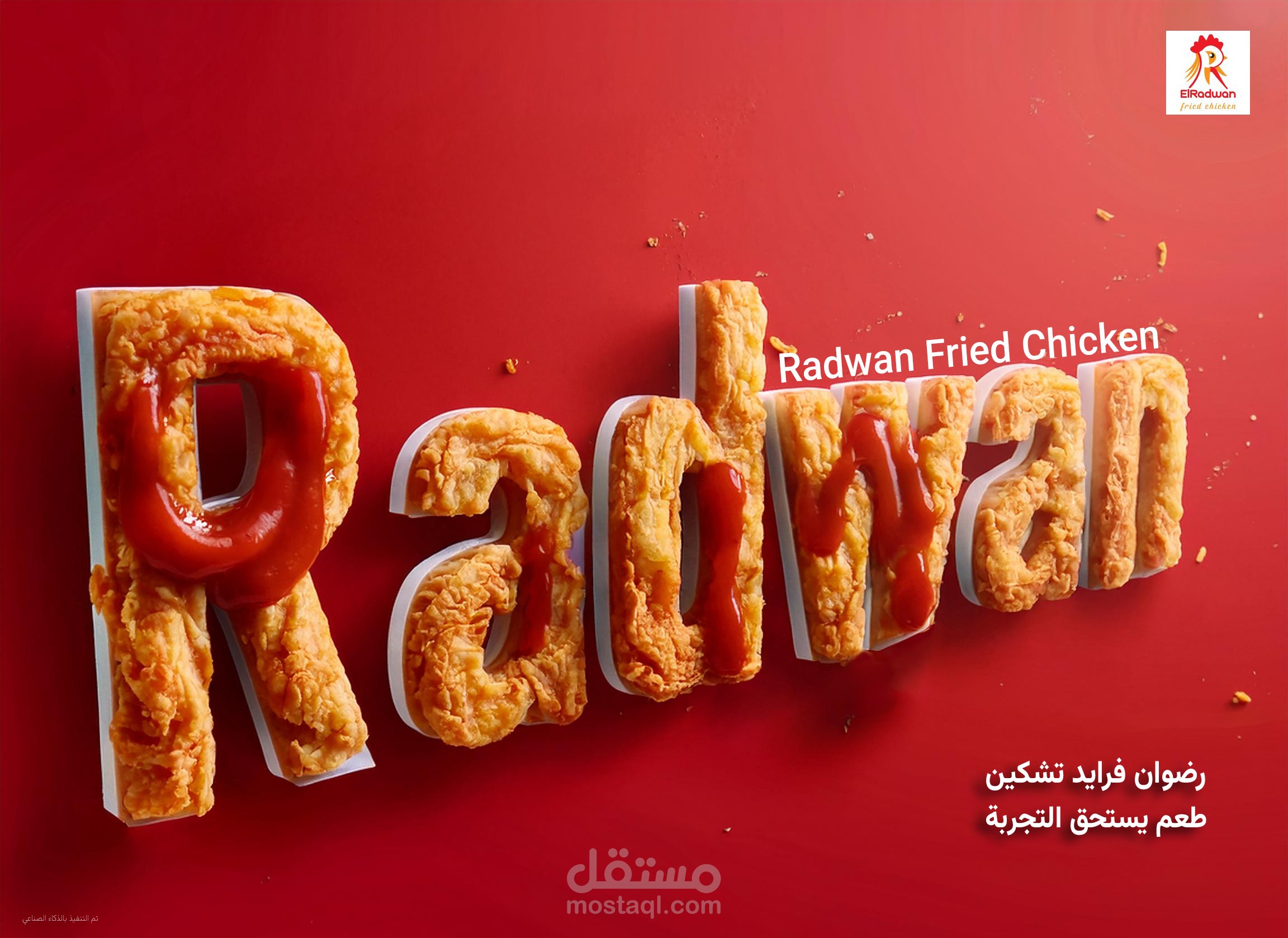 تصميم اعلان سوشيال ميديا لمحل رضوان