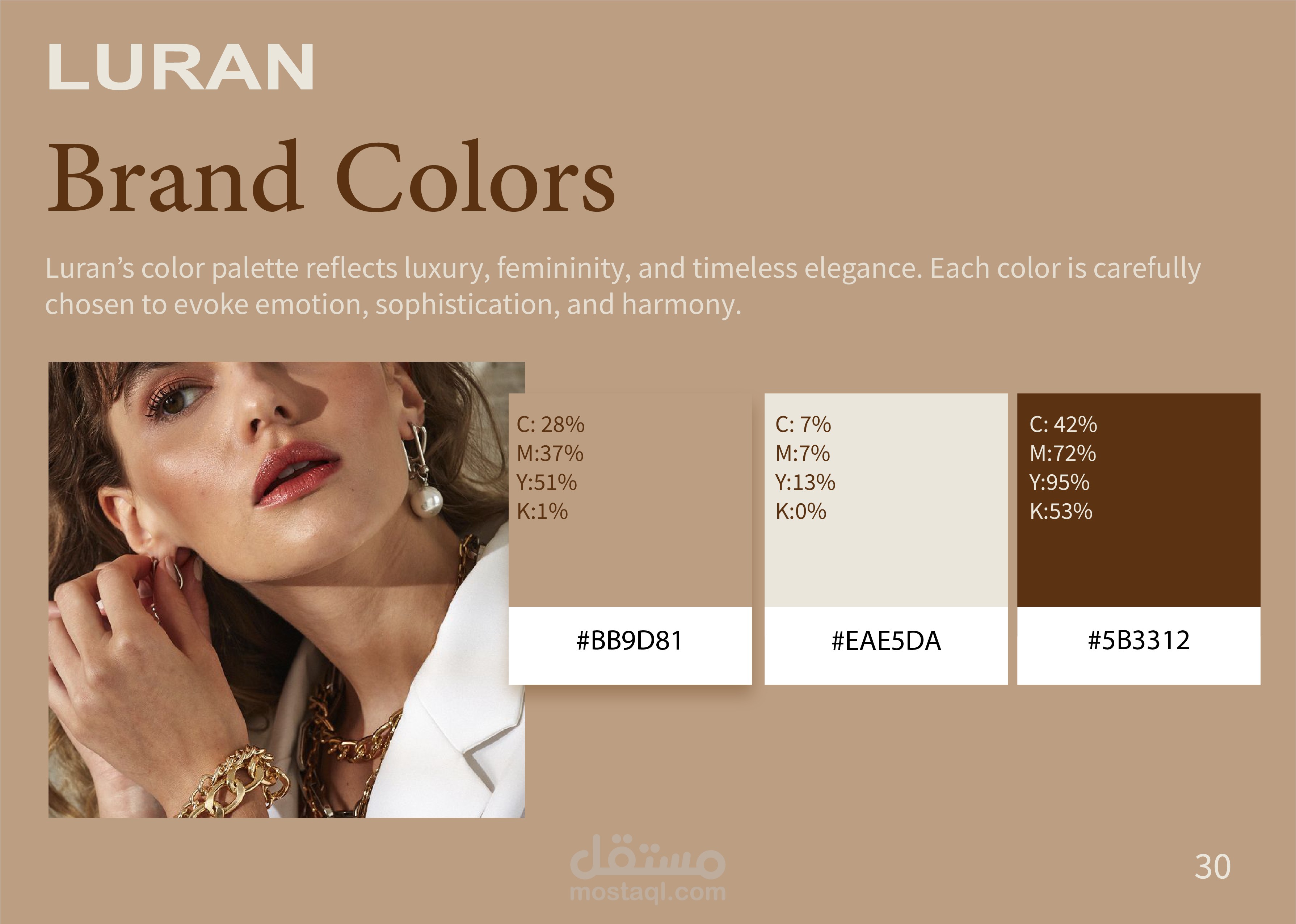 هوية بصرية Luran jelewery