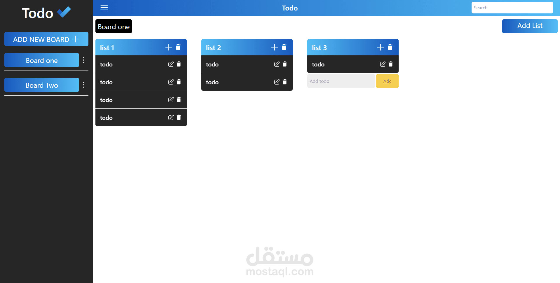 Microsoft Todo Clone