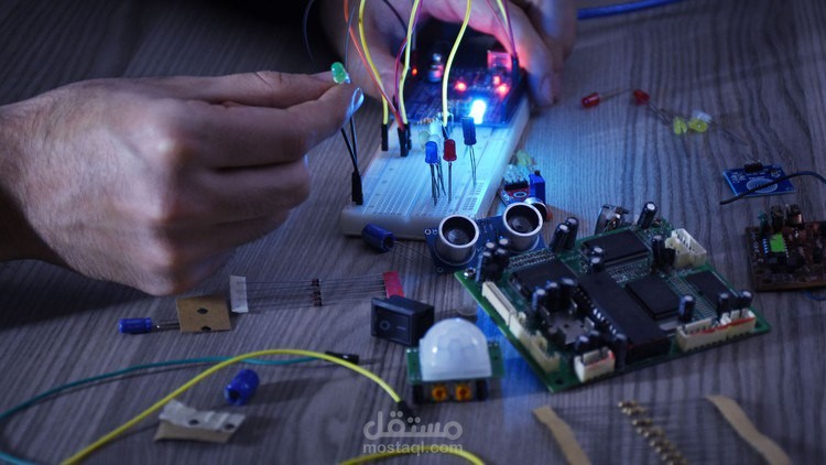تصميم pcb ل"Battery Level indicator"باستخدام برنامج Altium.