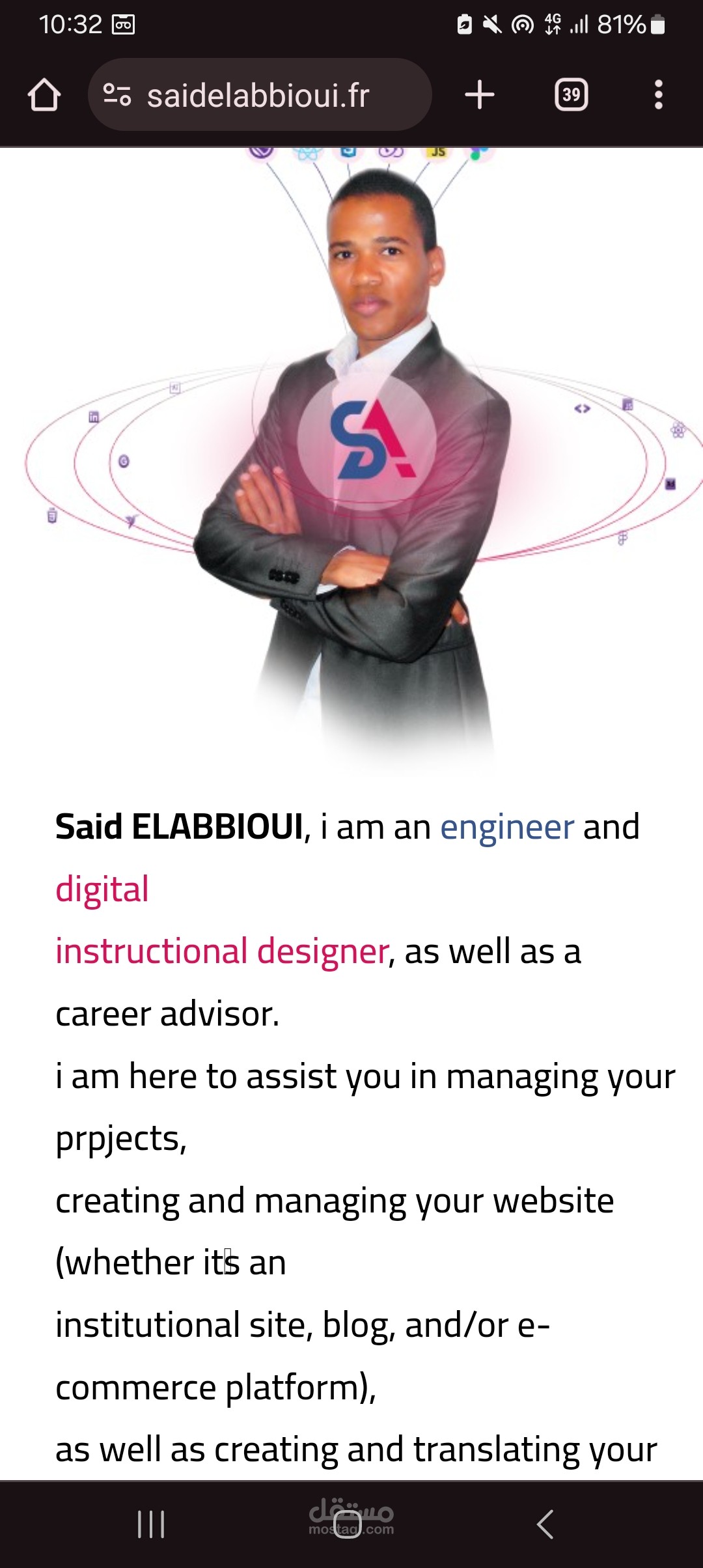 Portfolio website
