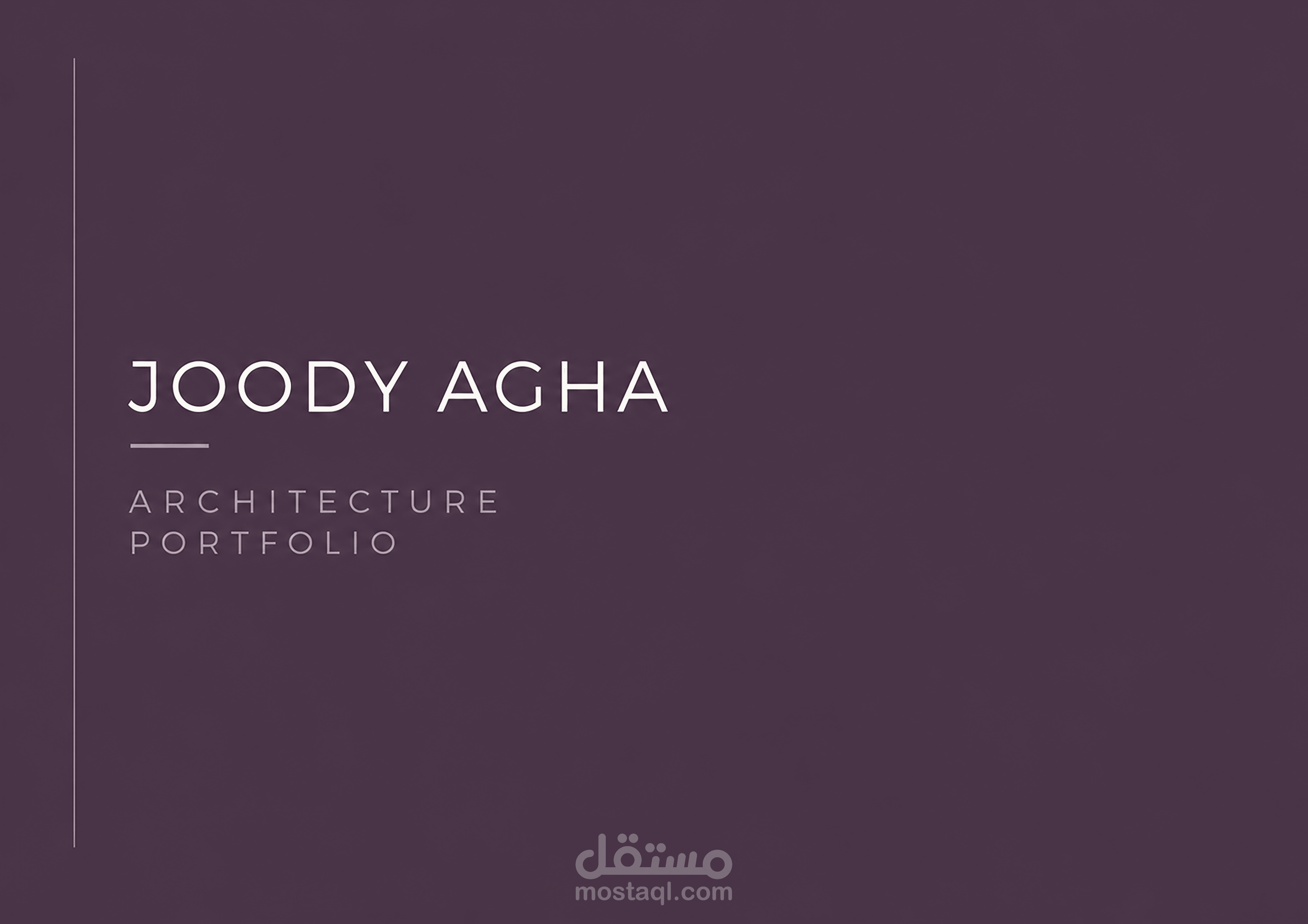 Architecture & Interior Design Portfolio