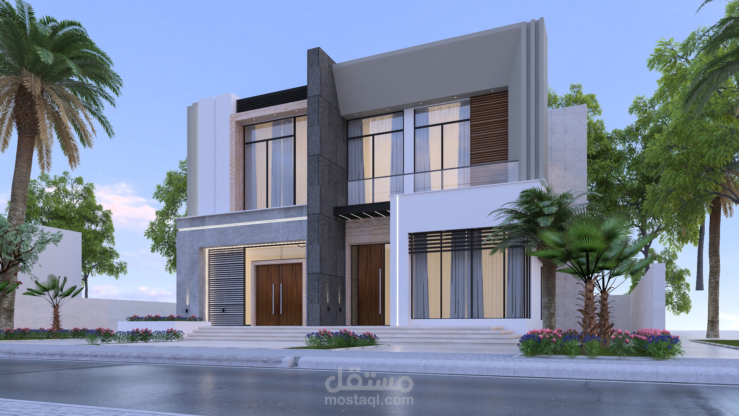 تصميم خارجى لفيلا