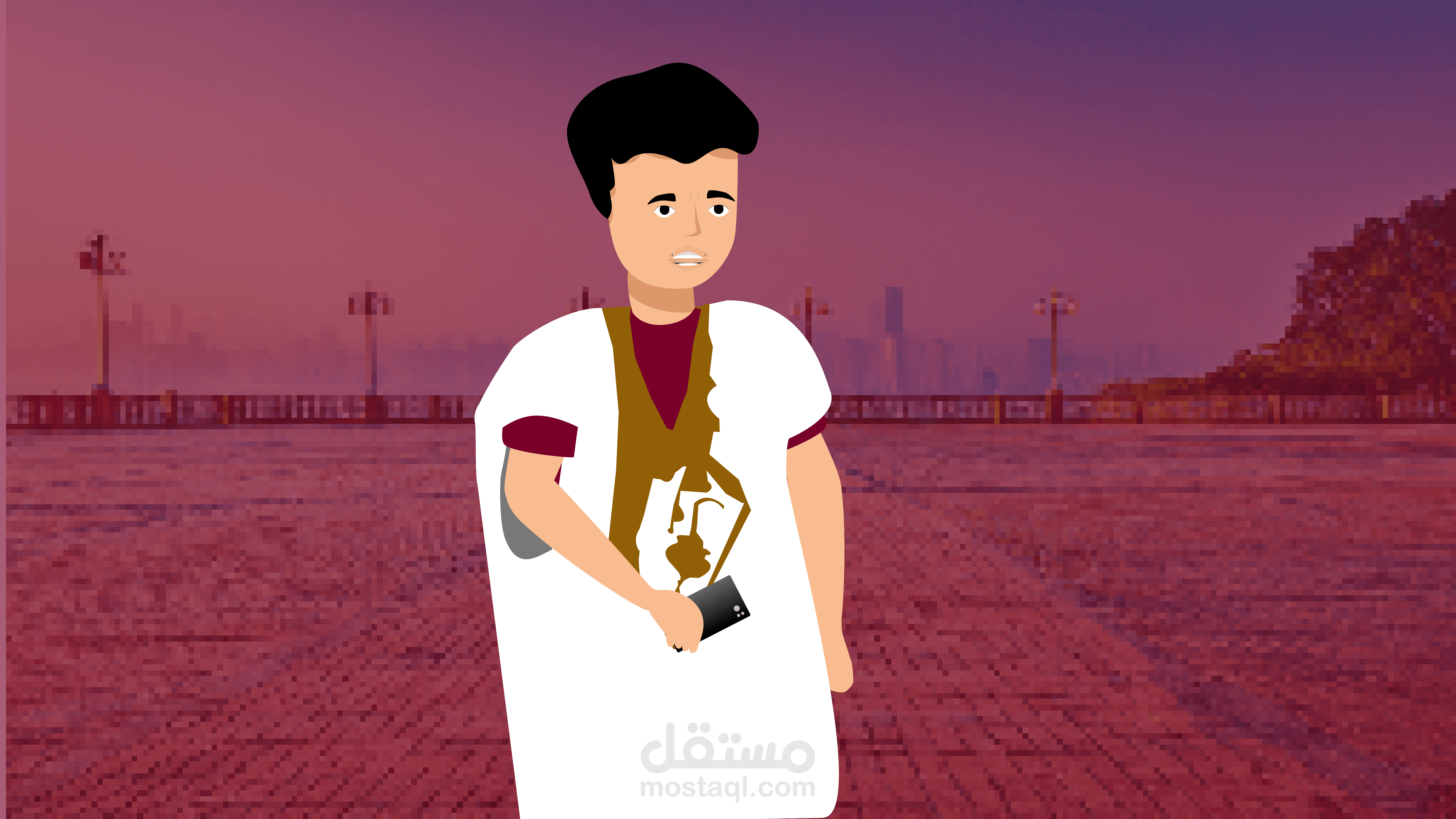 فيديو موشن اجرافيك لوكالة فالكون فوياج
