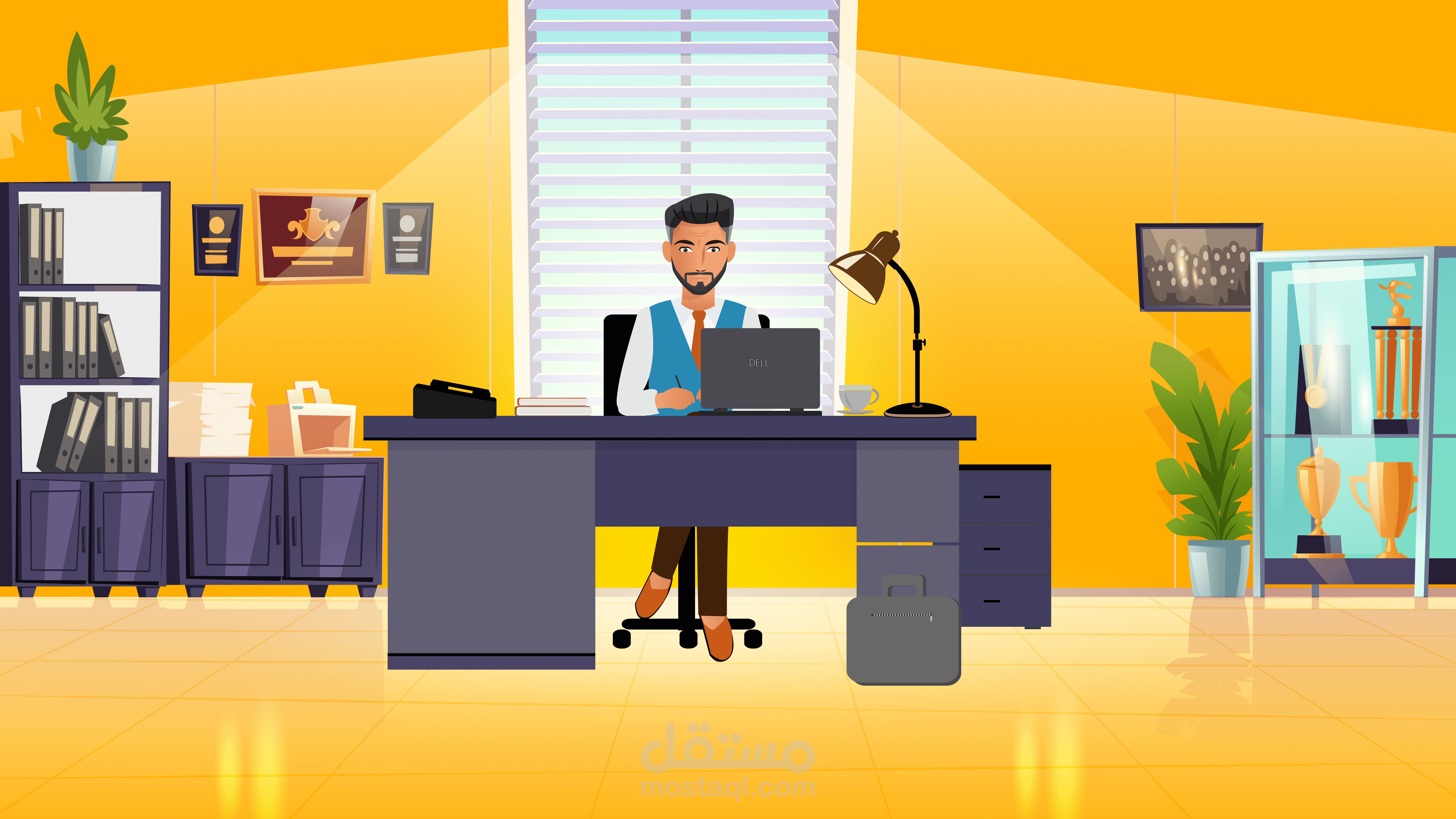 فيديو موشن اجرافيك لمؤسسة RIM ADP