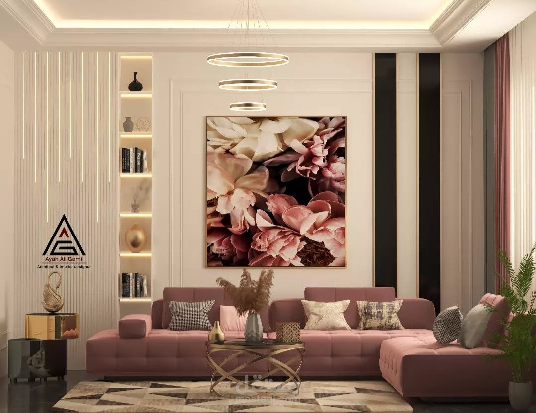 تصميم معيشة داخلية