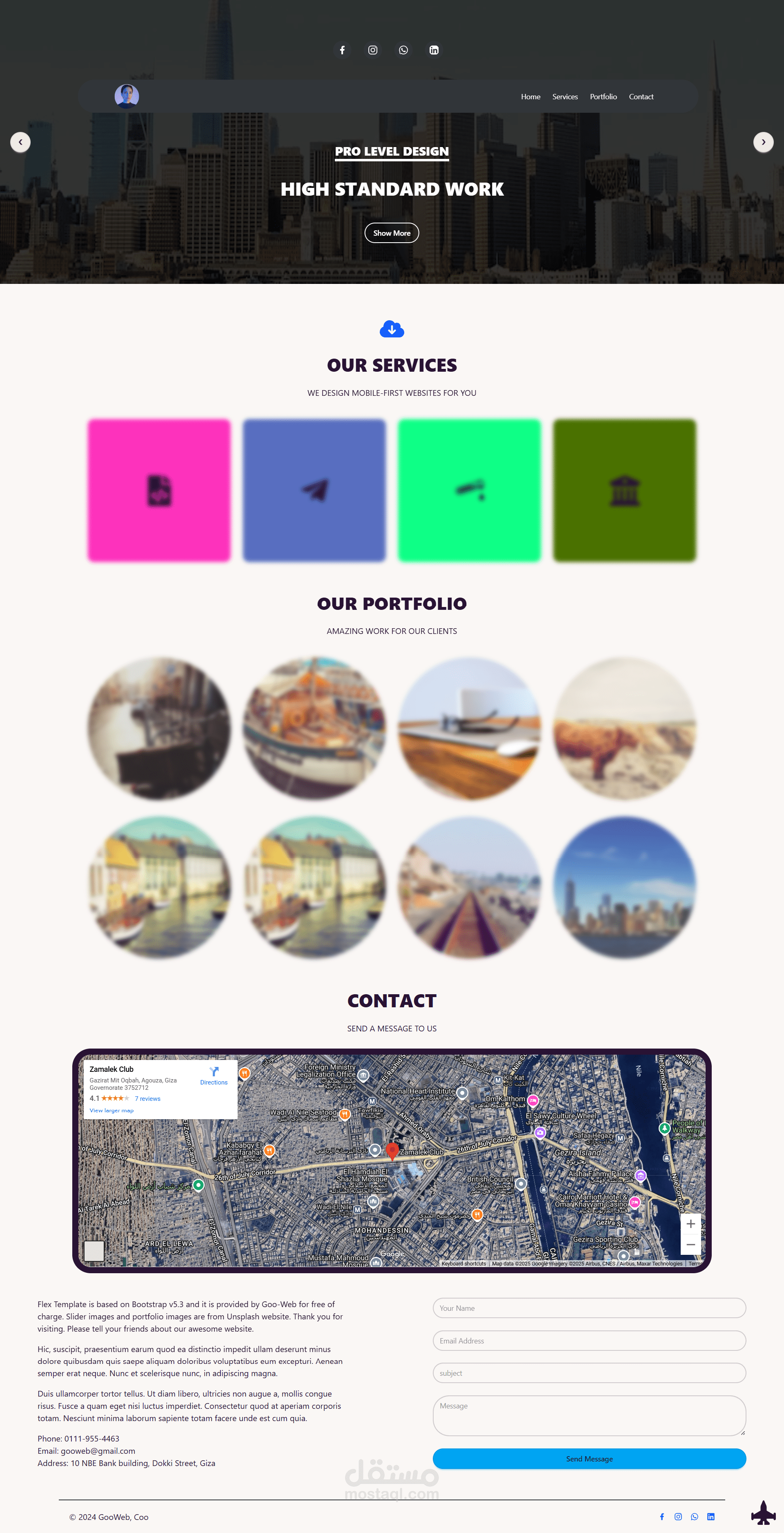 company website