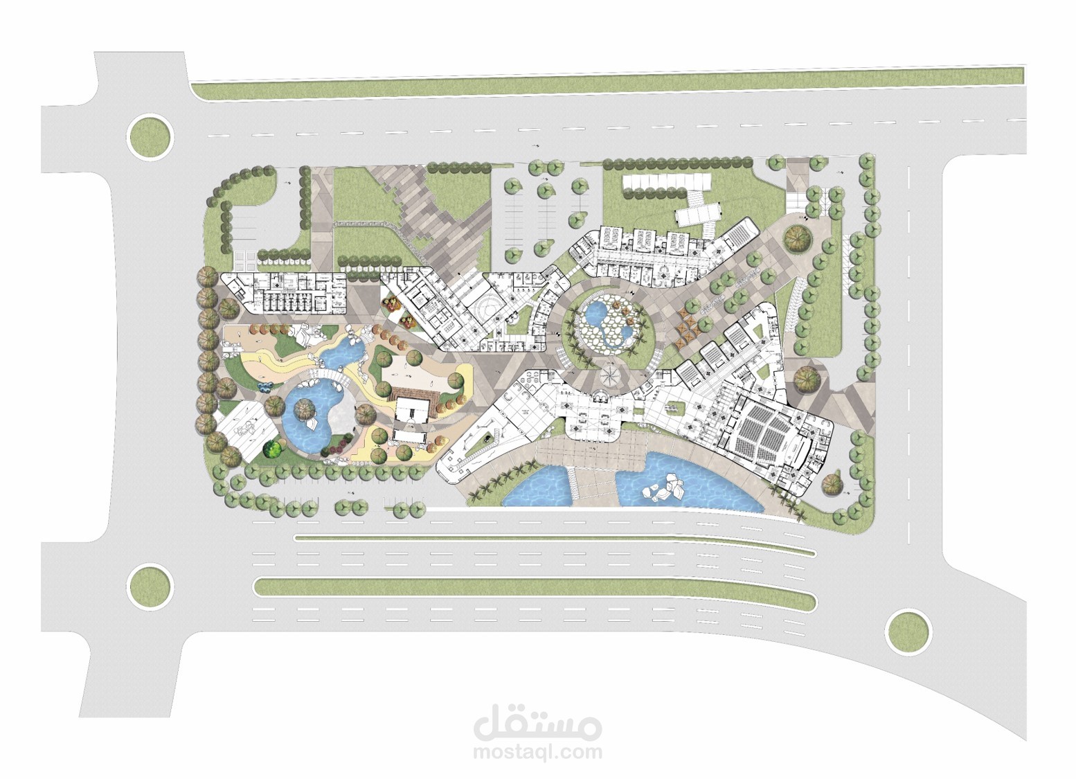مشروع تصميم مركز ابحاث