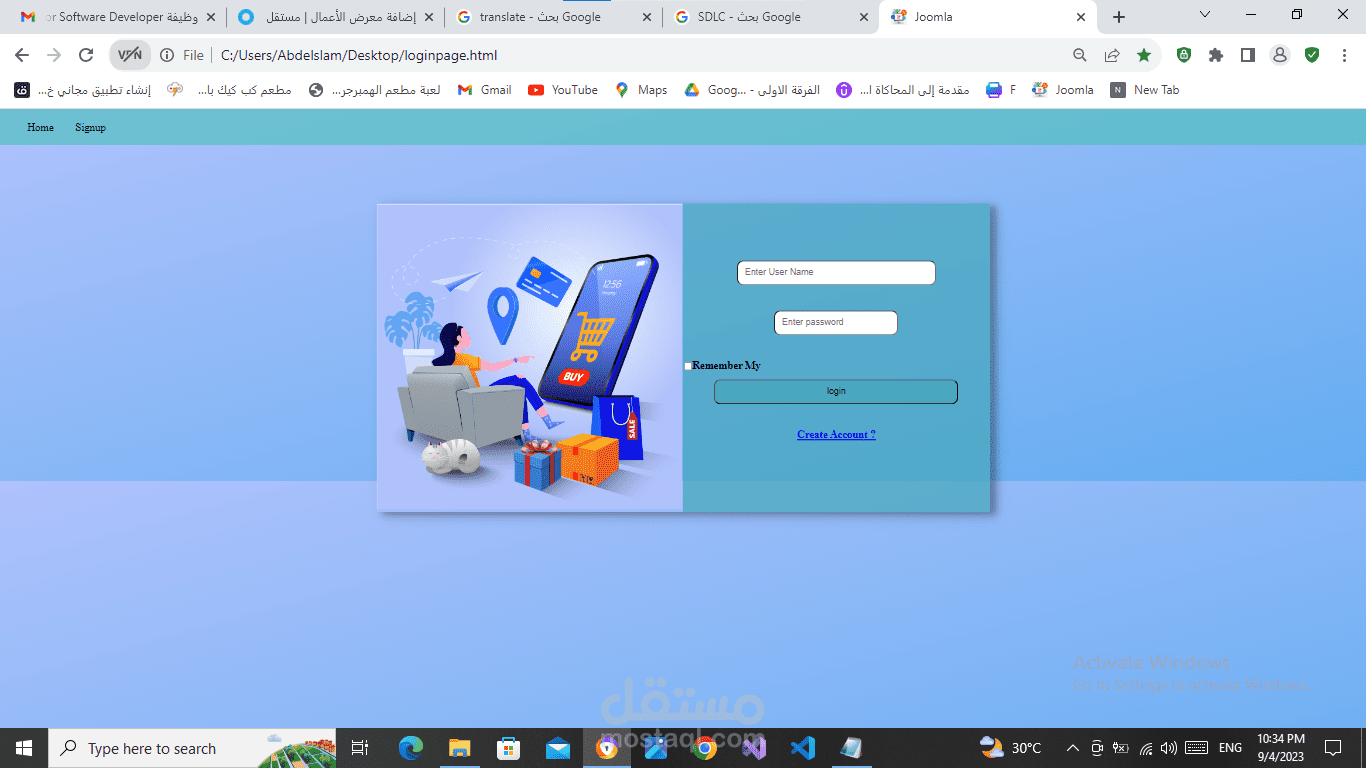 website