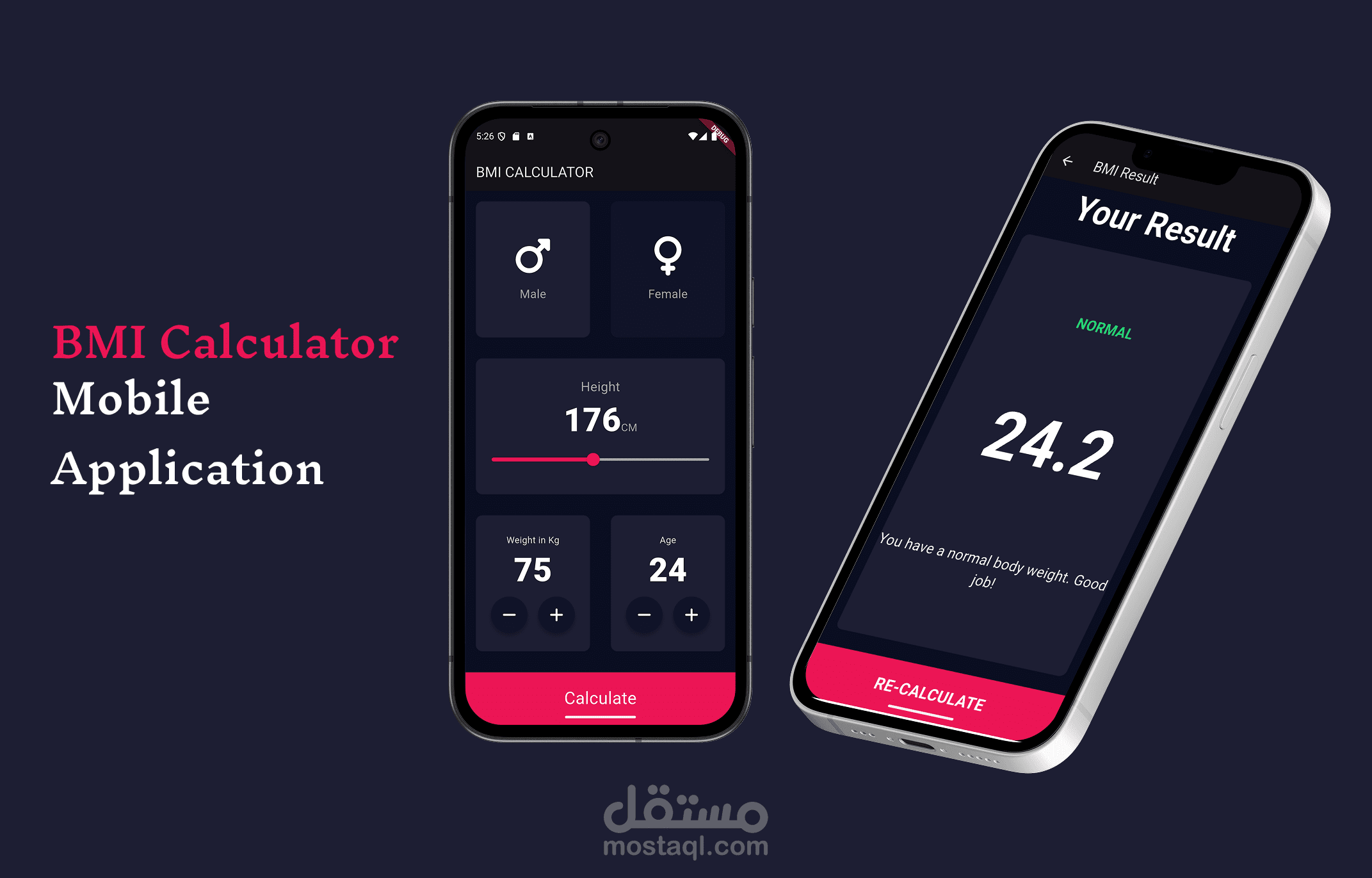 BMI Calculator Flutter App