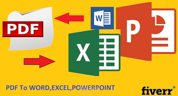 تحويل ملفات PDF باحترافية (Word / Excel / PowerPoint)