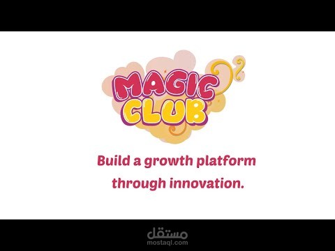 Motion graphic video for Magic Club