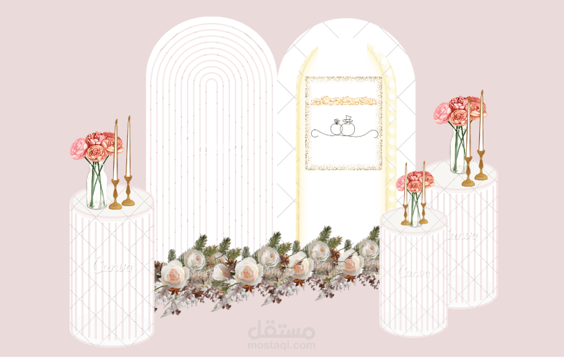 تصميم حفل زفاف