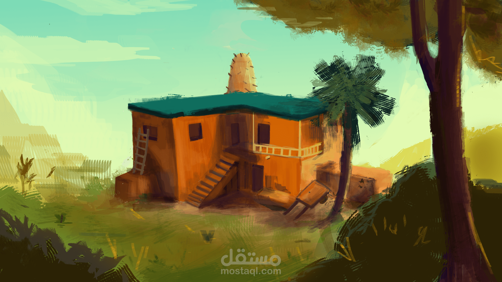 رسم خلفيات بواسطة الفوتوشوب