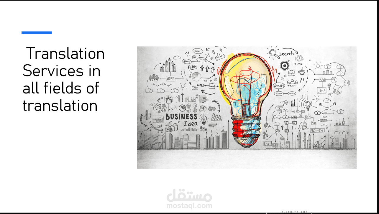 ترجمة احترافية للنصوص والمشاريع المختلفة