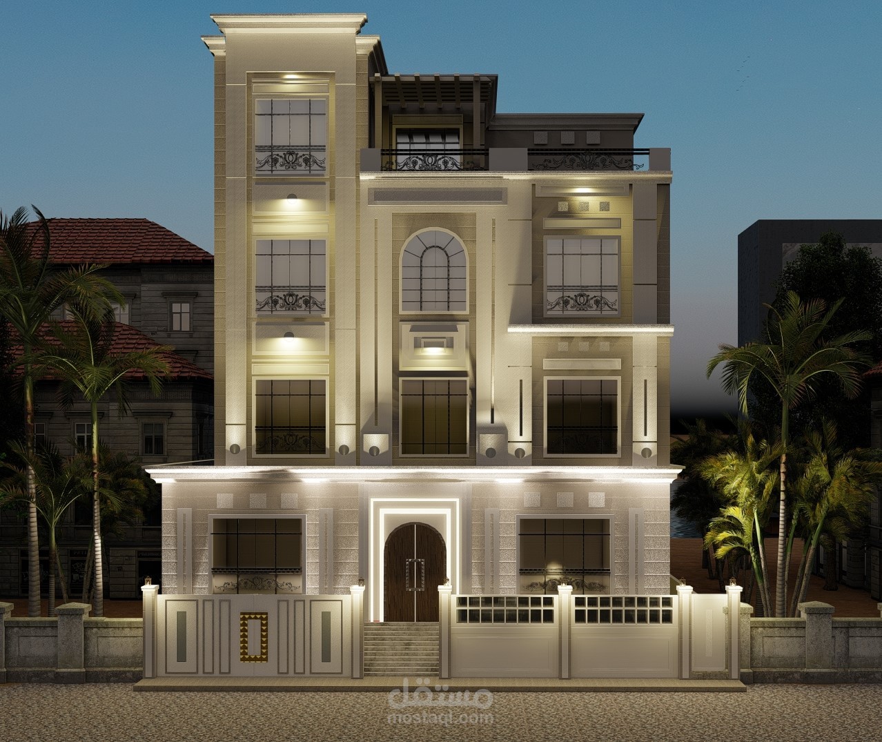 New classic villa