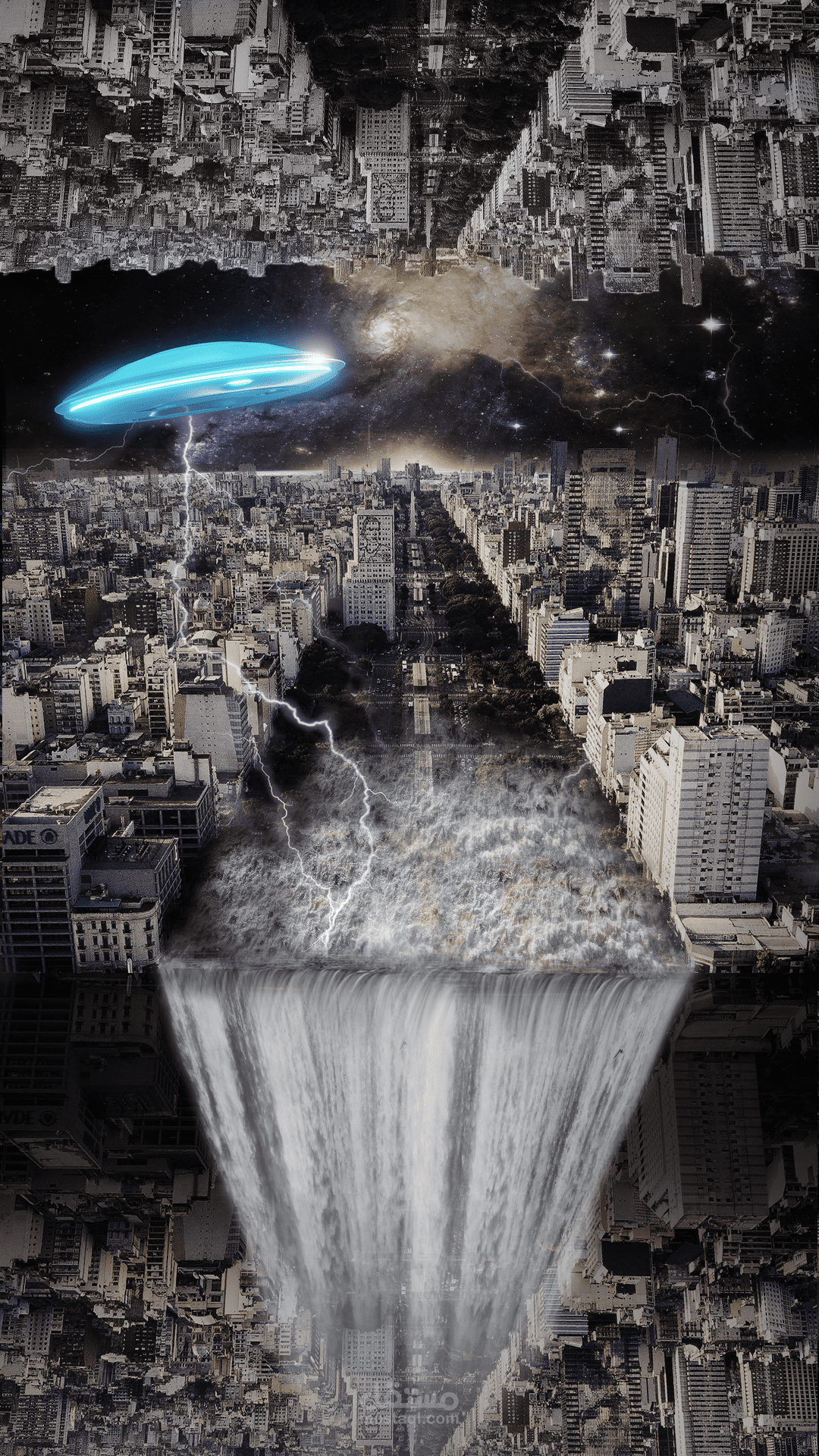 الصعود لاسفل تصميم بوستر