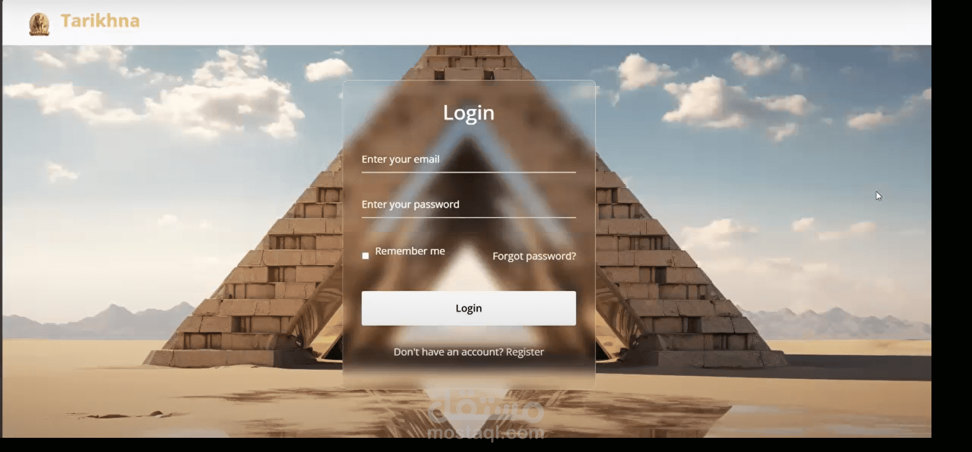 Tarikhna Admin Dashboard