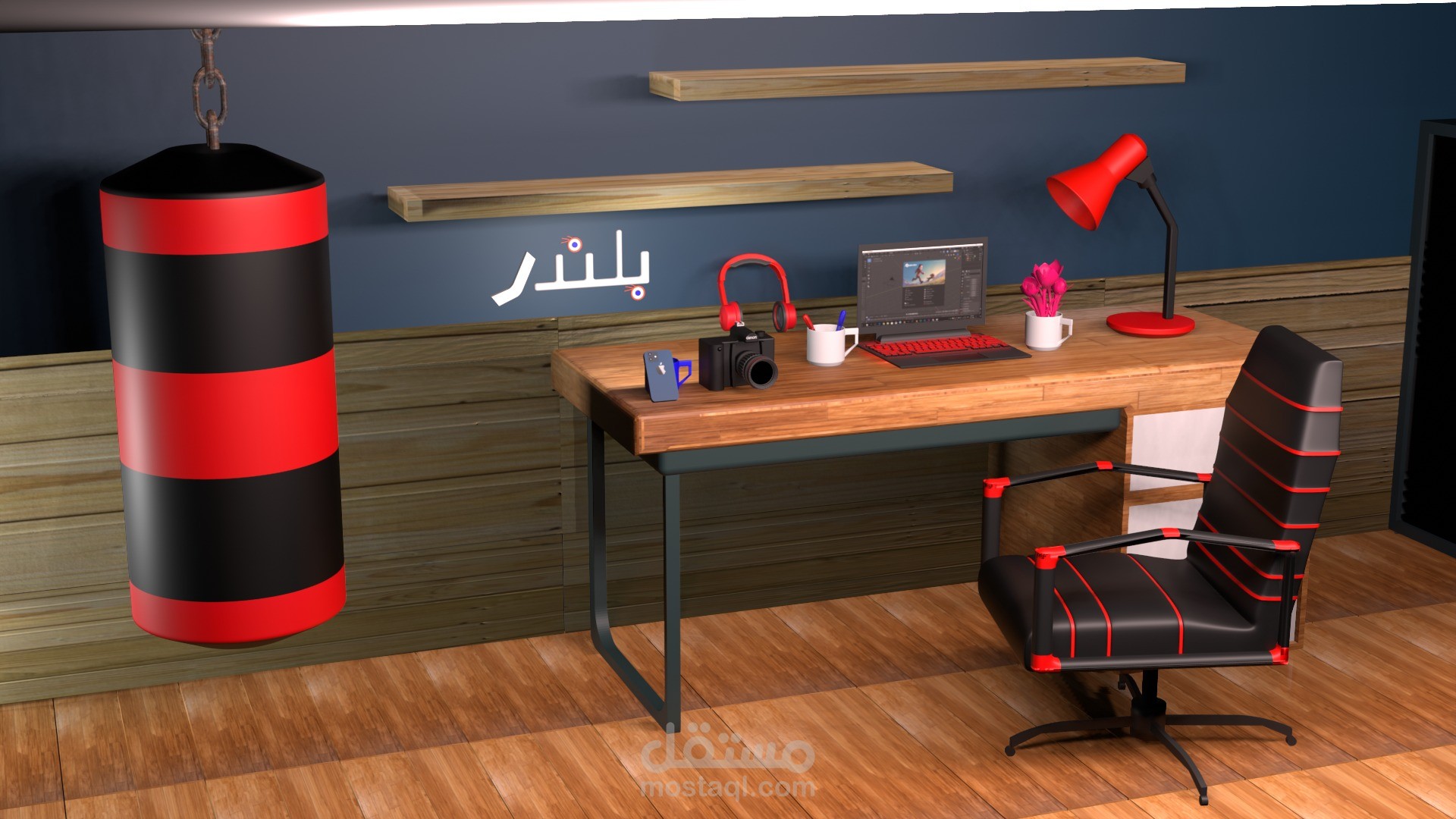تصميم مكتب منزلي
