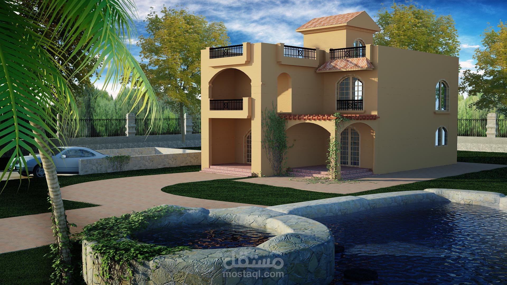 تصميم فيلا 2