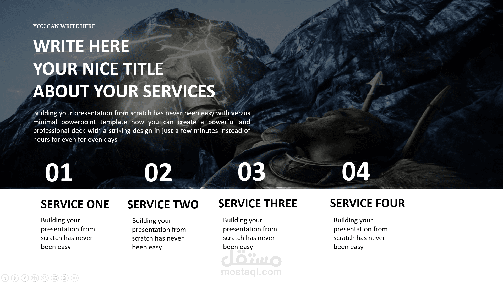 توضيح الخدمات التي تقدمها