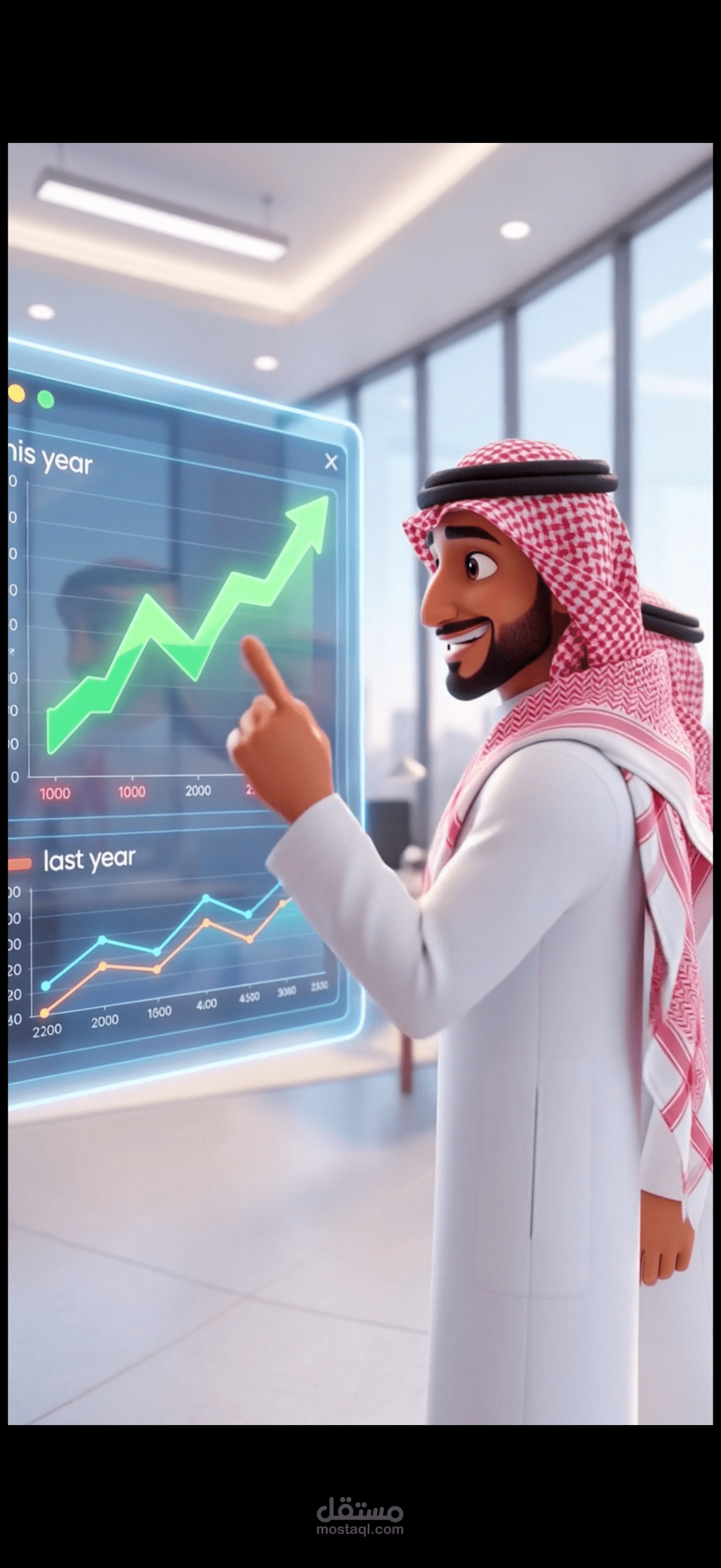 فيديو إعلاني ترويجي ثلاثي الأبعاد (3D Animation) لتطبيق إدارة العقارات