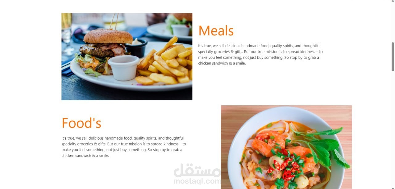 Restaurant web template