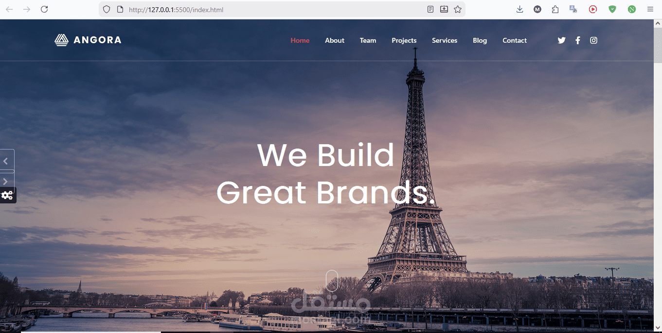 تصميم صفحات ويب احترافيه باستخدام html ,css