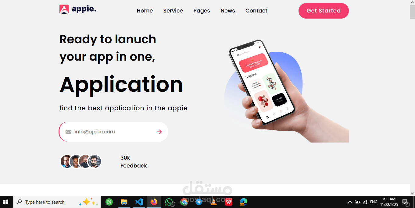تصميم صفحات ويب احترافية متجاوبة باستخدام HTML وCSS