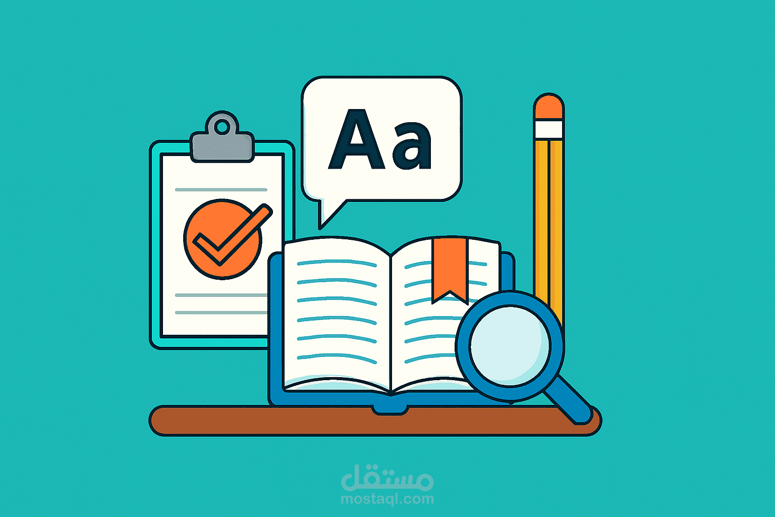 تحسين وتدقيق المحتوى العربي والإنجليزي