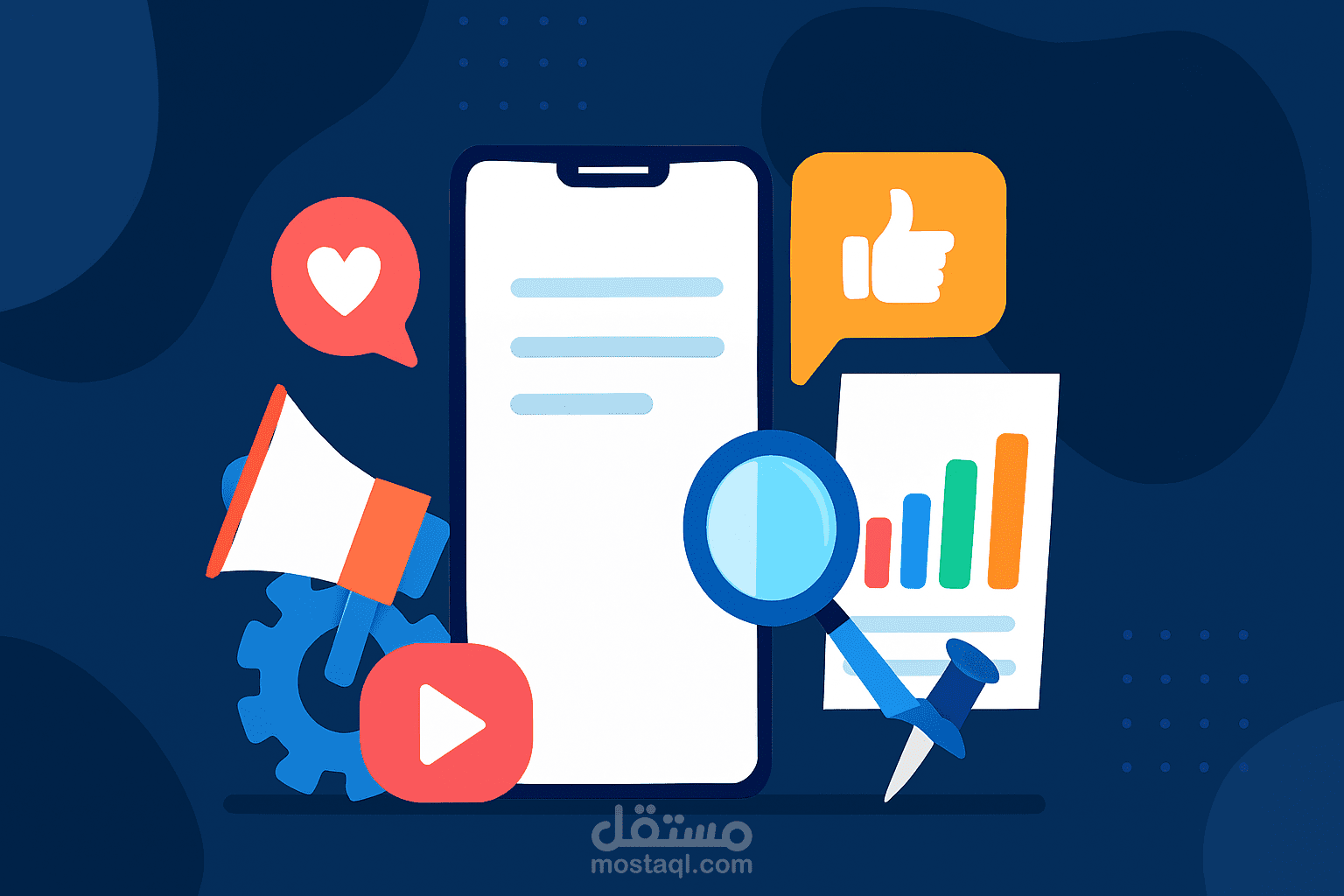 كتابة محتوى سوشيال احترافي