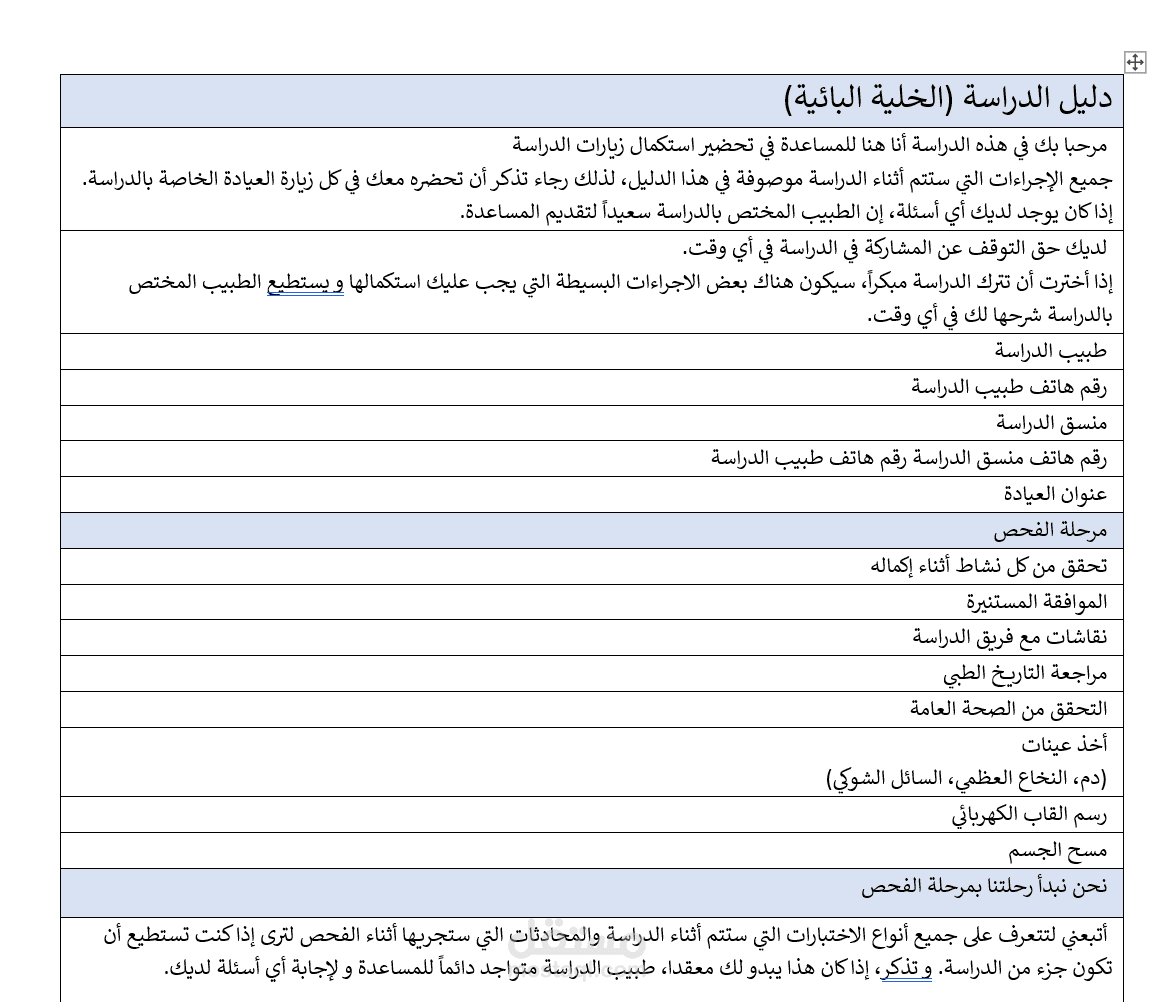 ترجمة تجربة سريرية