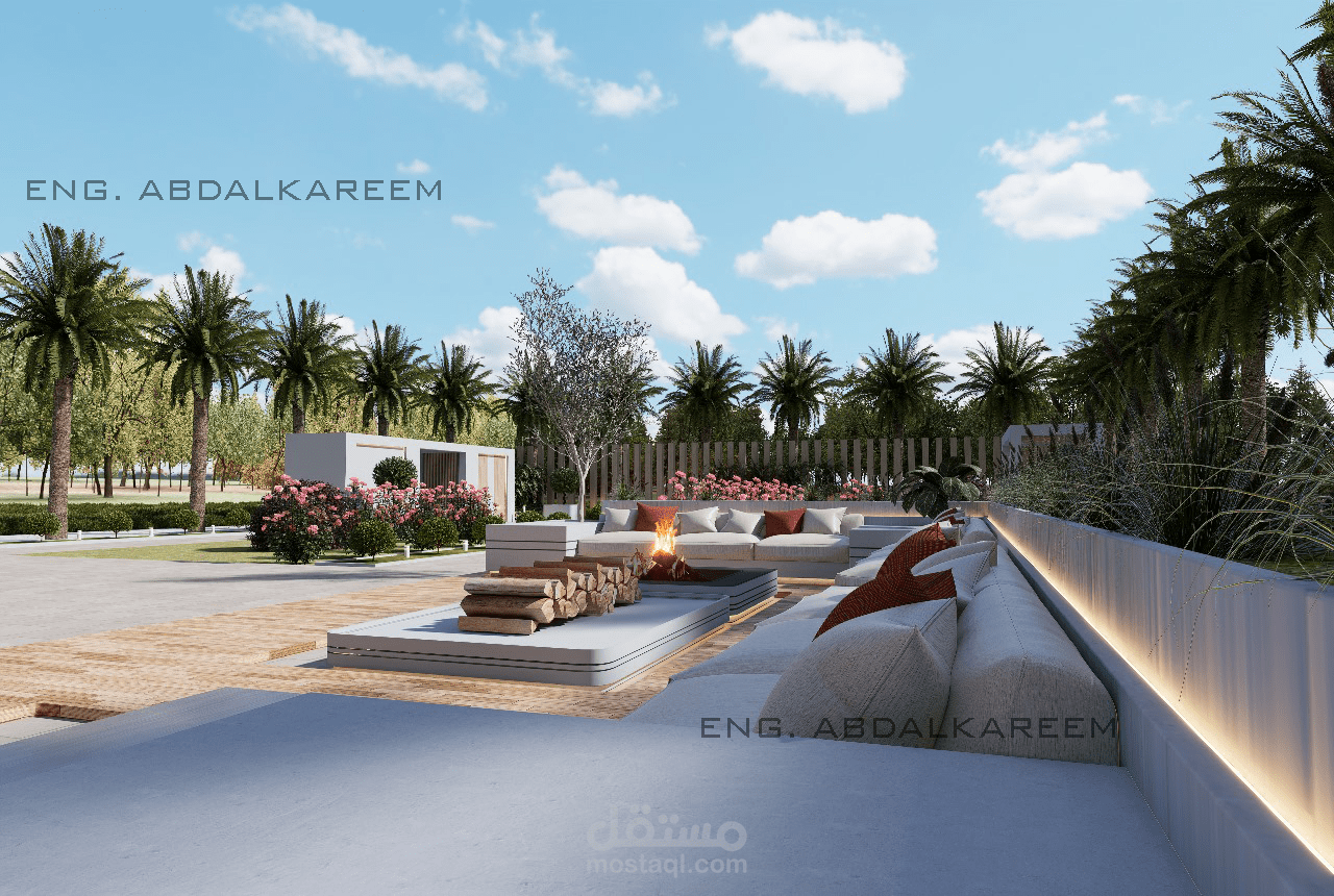تصميم جلسة خارجية في ابوظبي
