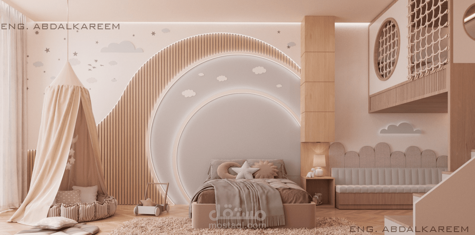تصميم غرفة نوم بنت