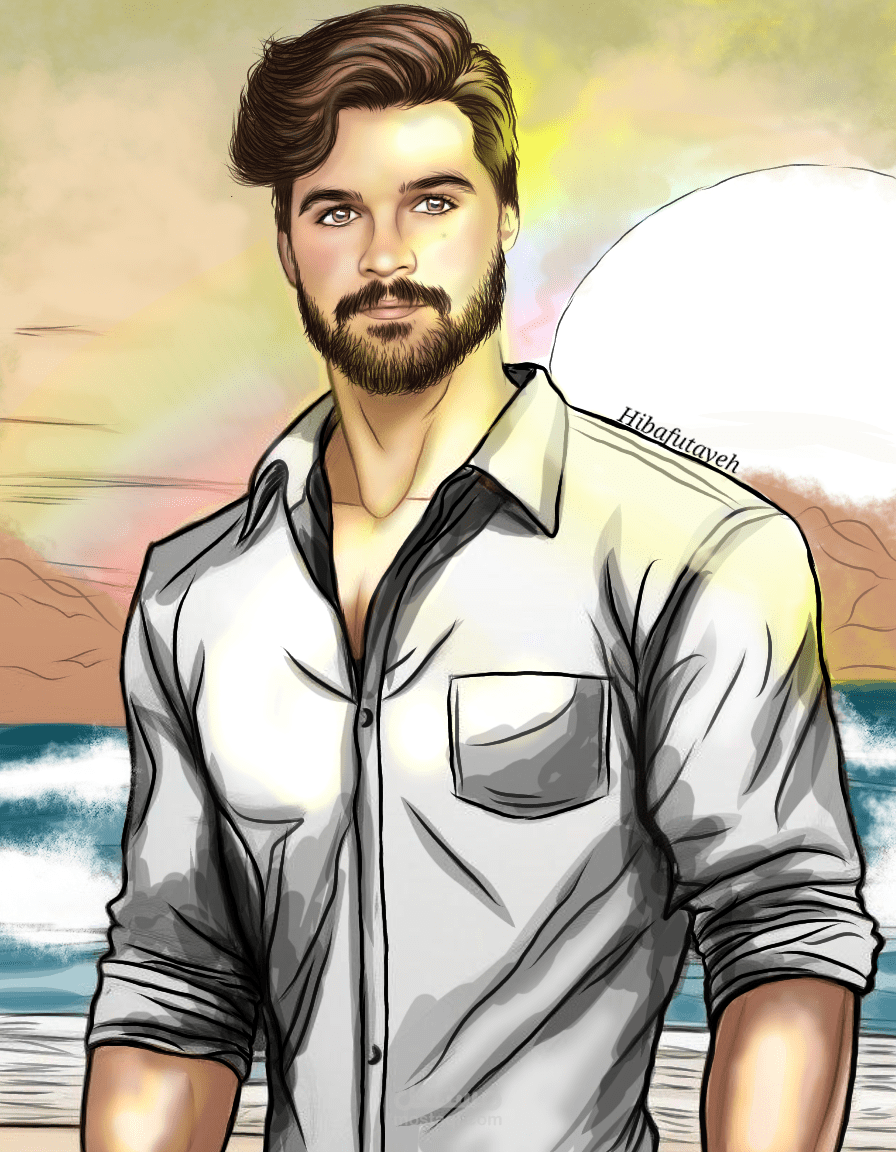 رسم شخصيات كرتونية