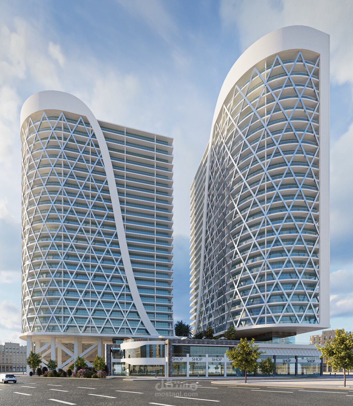 تصميم معماري - ابراج عندن السكنية