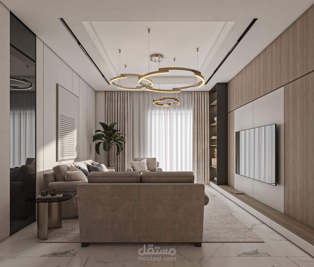 تصميم داخلي لجميع المباني السكنية والتجارية والفلل