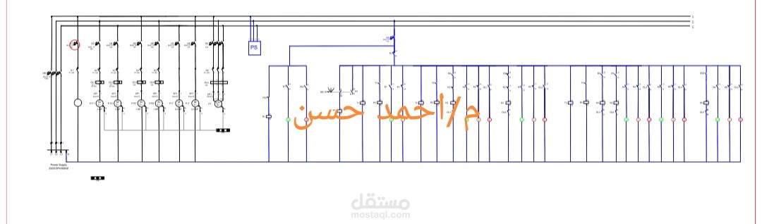 تصميم لوحات التحكم والبور والتحكم لجميع المشاريع باستخدام برنامج المحاكاة الهندسية