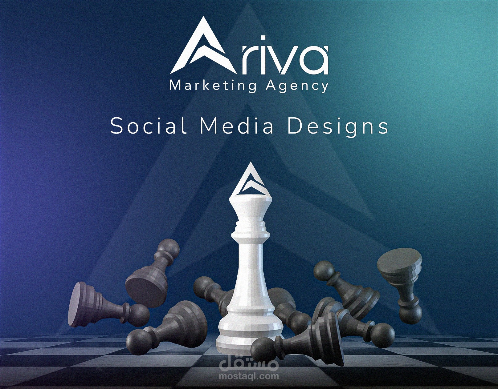 تصاميم سوشيال ميديا لوكالة تسويق ARIVA Marketing Agency