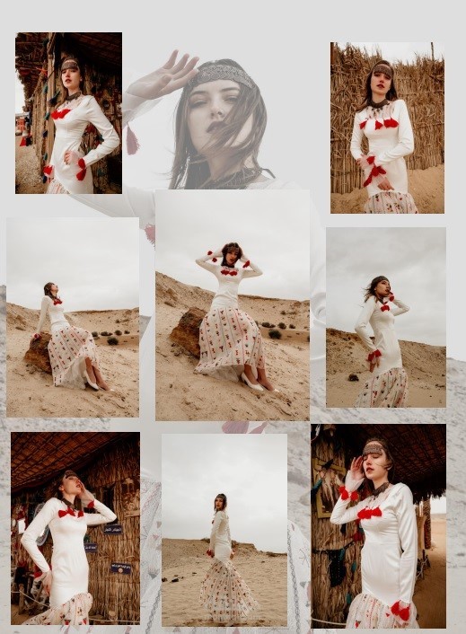 تصميم غلاف لمجلة تصميم ملابس ومجوهرات