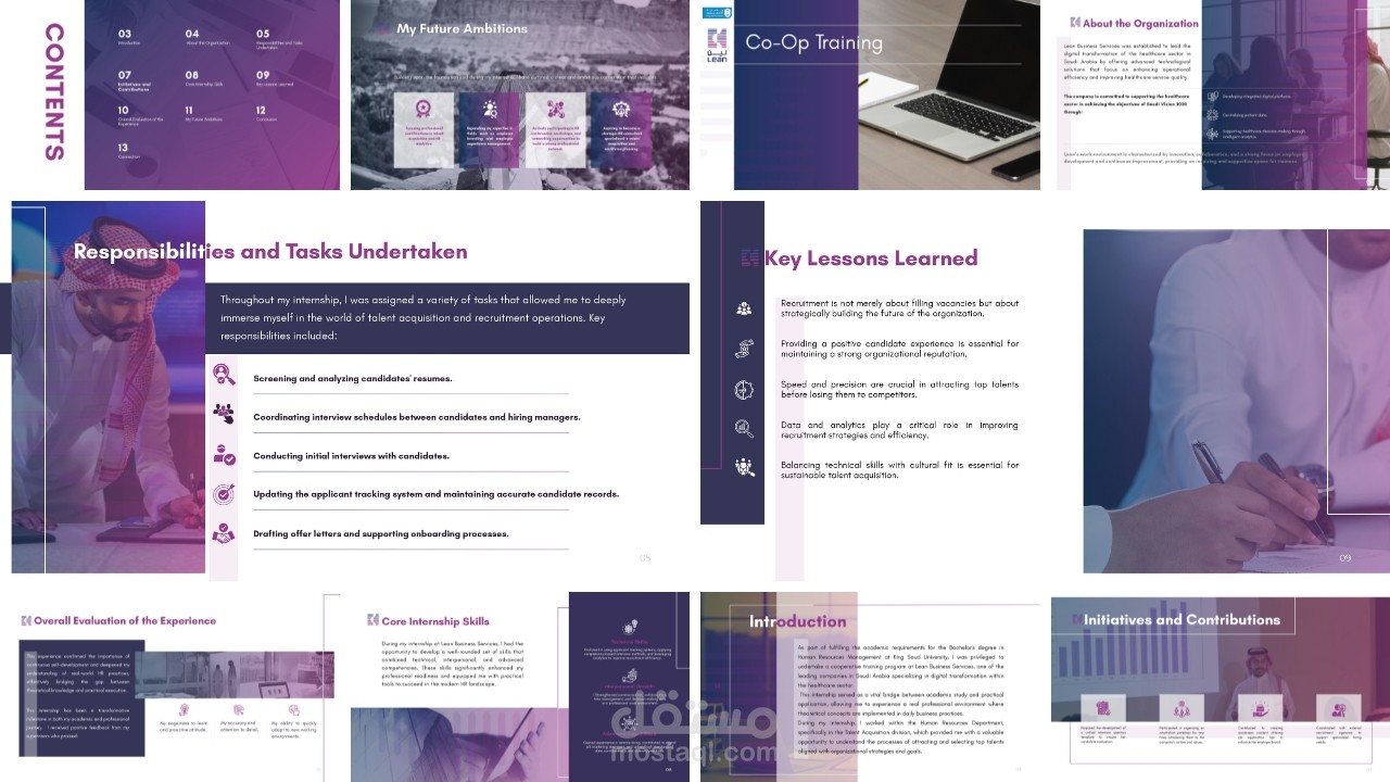 تصميم بروفايل اكاديمية بالسعودية تدريبية