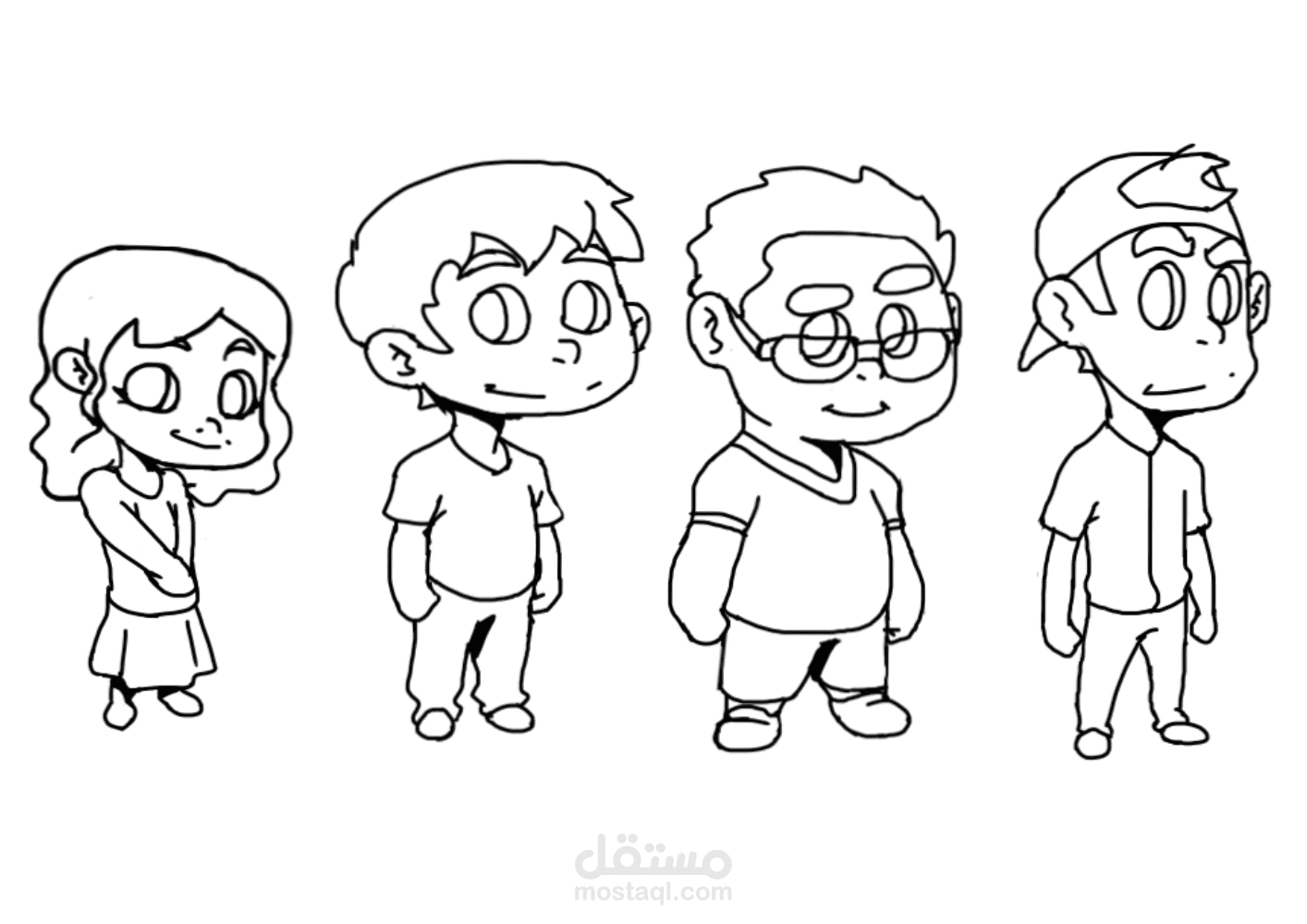 شخصيات أطفال كرتونية