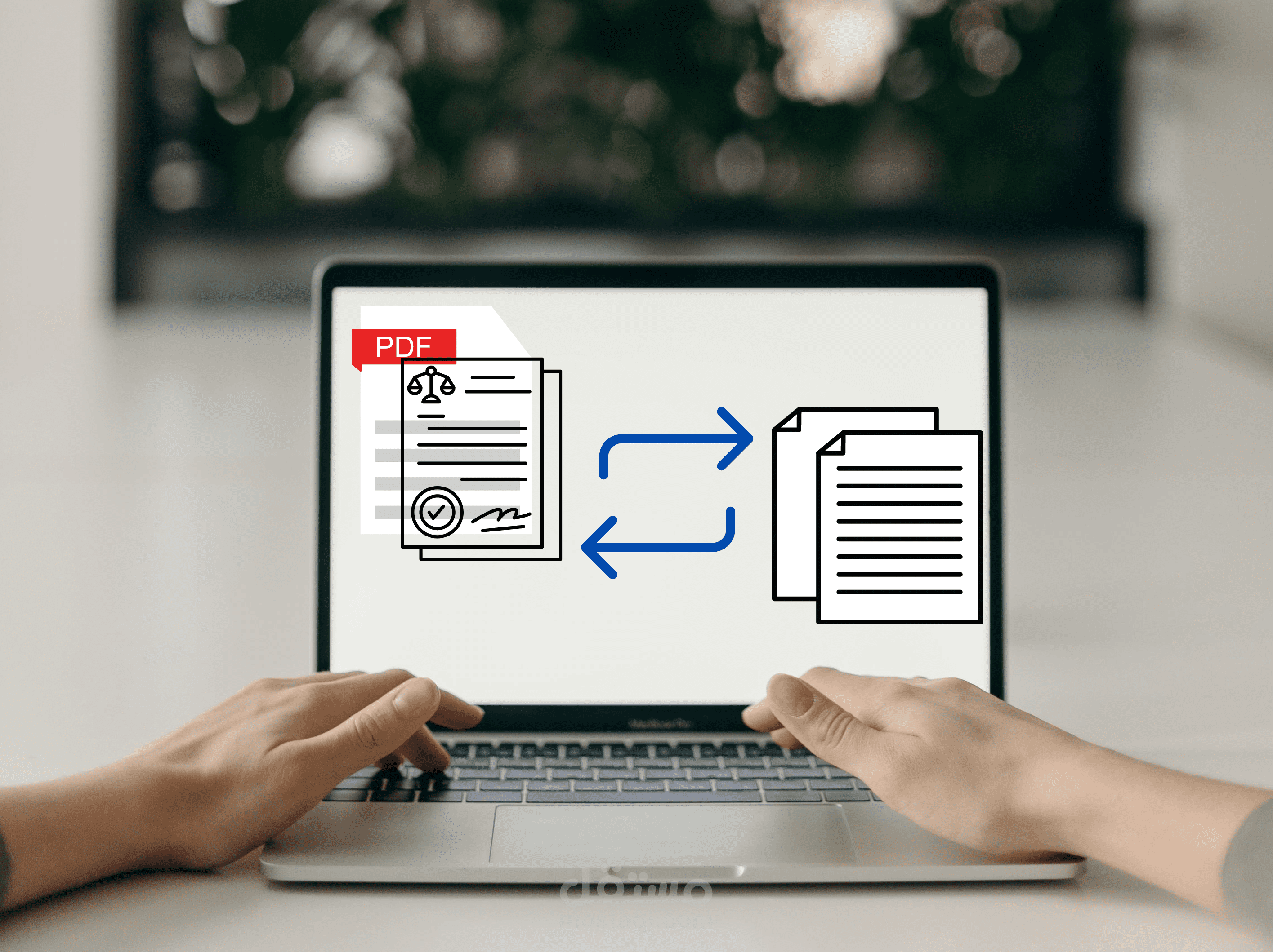 تفريغ ملفات البدافPDF  الى الوورد WORD