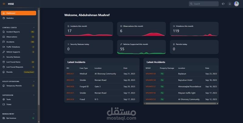 نظام امن وسلامة متكامل