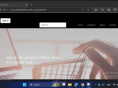 E commerce website